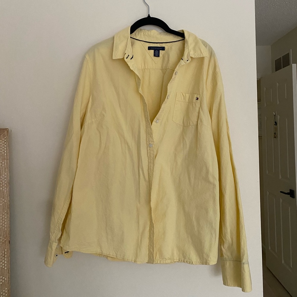 Yellow Button Down - image 1